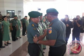 535 Prajurit Kodam XIII Merdeka naik pangkat 