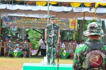 TMMD Bangkitkan Semangat Gotong-royong di Waykanan  