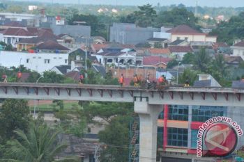 Wapres tinjau jalur LRT Bandara-Jakabaring