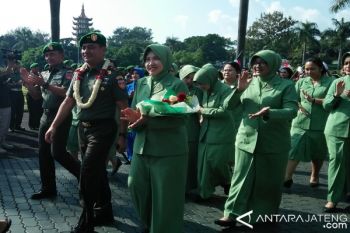 Mayjen Tatang Sulaiman Disambut Warga Kodam Diponegoro 