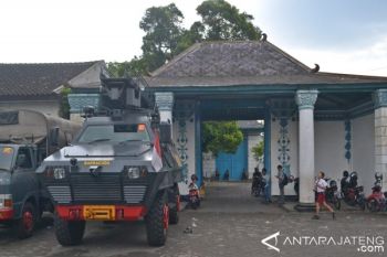 Aparat masih Jaga Ketat Keraton Surakarta 
