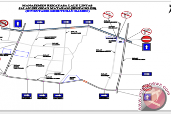 Dishub rekayasa lalin satu arah Selokan Mataram 