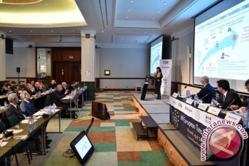 Menteri Susi presentasi di pembukaan "6th European Tuna Conference"