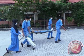 BPBD Kalteng Latih Siswa Hadapi Situasi Darurat Bencana