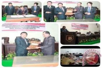 LKPJ BUPATI MINAHASA TENGGARA DIAPRESIASI DPRD