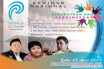 Penala Budaya Lampung Seminarkan Kebudayaan dan Kebhinnekaan