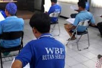 33 Napi Rutan Bengkalis Ikuti Ujian Paket C
