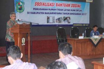 Bansos Pemugaran RTLH Banjarnegara Rp10 juta per Unit