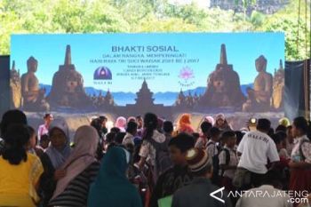 1.256 Personel Amankan Waisak di Borobudur 