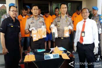 Lima Tersangka Pemakai Narkoba di Solo Ditangkap