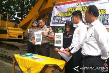 Polisi Tutup Penambangan Ilegal di Banyumas