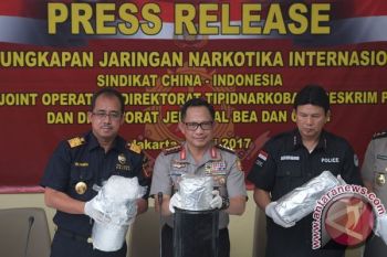 Bareskrim-Bea Cukai Ungkap Penyelundupan Sabu asal Tiongkok, 84 Kilogram Disita