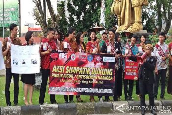 Finalis Duta Wisata Sukoharjo Dukung Setop Narkoba