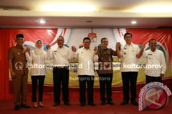 Gubernur dan Kepala Daerah se Kaltara Komitmen Kendalikan Gratifikasi--Pemprov Berkomitmen Wujudkan Clean and Good Governance 