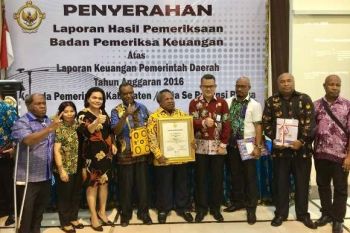 Pemkab Mimika kembali raih opini WTP dari BPK 