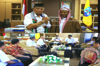 Wagub Terima Kunjungan Ulama Palestina dan Pengurus BAMAGNAS Kaltara