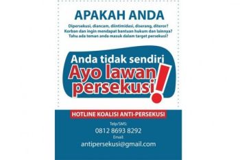 Koalisi Anti-Perkusi Buka Pusat Aduan bagi Orang yang dapat Ancaman 