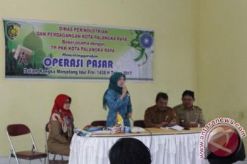 Disperindag Palangka Raya Laksanakan Operasi Pasar Murah