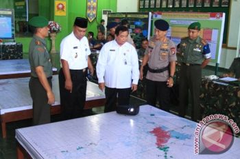 Korem 102/Pjg Gelar Latihan Posko Antisipasi Karhutla 