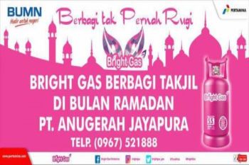 Pertamina segera bagi takjil sekaligus promosi "bright gas" 