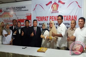 Budiarto ambil formulir Wali Kota di Gerindra