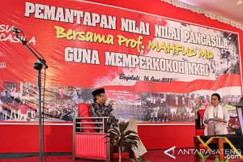 Mahfud: Gerakan Mantapkan Nilai Pancasila Harus Digalakan 