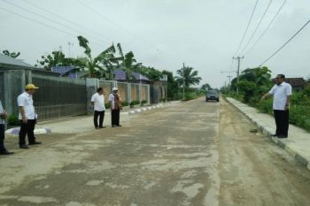 Dinas PU Lamteng Perbaiki Jalur Mudik 