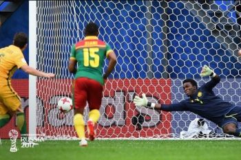 Gol Penalti Milligan, Australia Gagalkan Kemenangan Kamerun