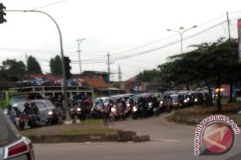 Jalinsum Bandarlampung Mulai Dipadati Sepeda Motor  