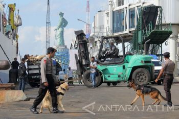 Pelabuhan Tanjung Perak Surabaya Lengang