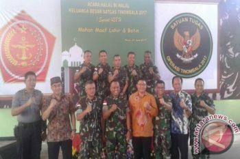 Satgas Tinombala gelar Halal bi Halal bersama Pemkab Poso