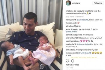 Ronaldo Dikabarkan Akan Punya Anak Lagi, Setelah Dikaruniai Bayi Kembar