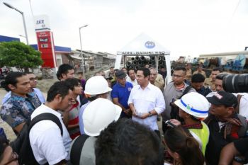 Progres Kampung Bahari Tambaklorok 87 Persen