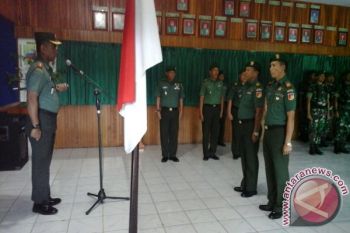 Dua Perwira Kodim 1302/Minahasa Pindah Satuan