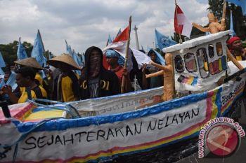Aliansi Nelayan Indonesia Demo di Depan Istana Negara Hari Ini