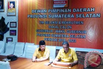 10 bakal calon gubernur Sumsel dekati Hanura