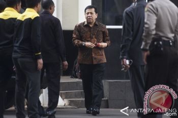 Usai Diperiksa KPK Enam Jam Setya Novanto tidak Banyak Bicara