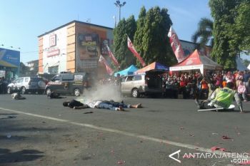 Polisi Gelar Simulasi Penanganan Bom Bunuh Diri