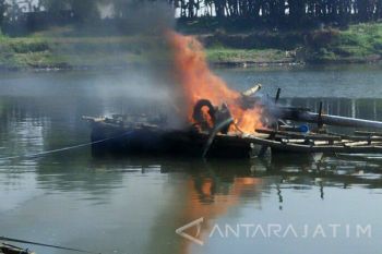 Polisi Bojonegoro Amankan Penambang Pasir Bermesin