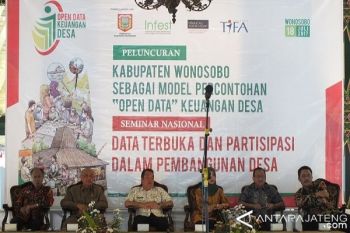 Wonosobo Percontohan Keterbukaan Data Keuangan Desa