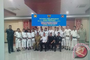 Gubernur NTT Lepas Kontingen Kempo ke Amerika Serikat 
