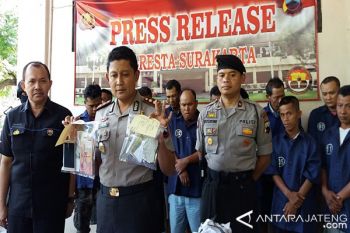 Belasan Tersangka Judi Capjikia di Solo Dibekuk Polisi