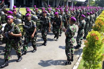 Penyambutan Satgasmar Ambalat XXI