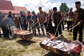 Kejari Seruyan Musnahkan Barang Bukti Narkoba 