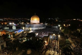 40.000 jamaah Palestina laksanakan salah tarawih di Masjid Al-Aqsa