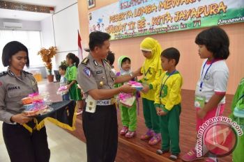 Polda Papua gelar lomba mewarnai tingkat TK