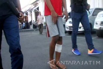 Polisi Amankan Pencuri Motor dari Amuk Massa 