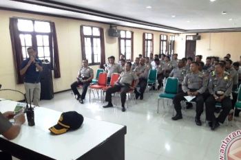 Anggota Polres Mappi ikut sosialisasi BPJS Kesehatan 