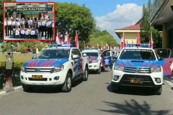 Polda Kalteng Canangkan Sejuta Bendera Merah Putih