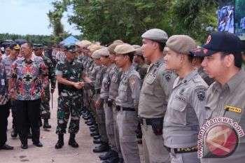 Satgas Karhutla Apel Siaga di Perkebunan Sawit